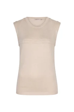 Esqualo Jeans & Casuals|Tops & T-shirts^Dames top ecru