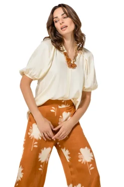 Caroline Biss Outlet^Dames top ecru