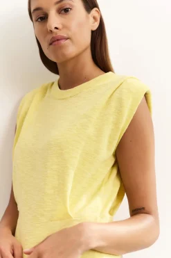 Yaya Jeans & Casuals|Tops & T-shirts^Dames top geel