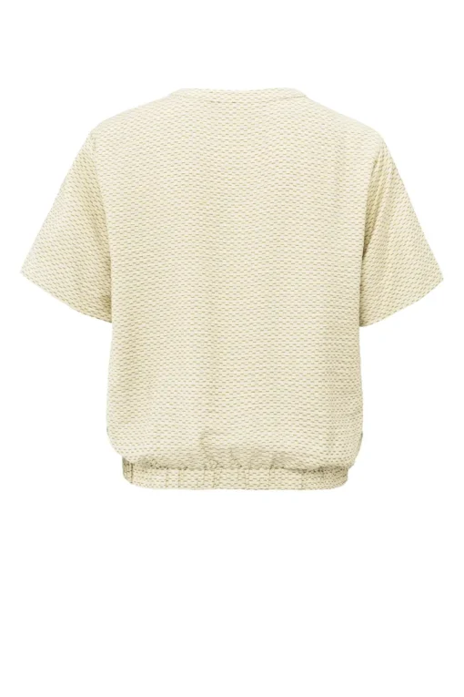 Yaya Jeans & Casuals|Tops & T-shirts^Dames top grijs