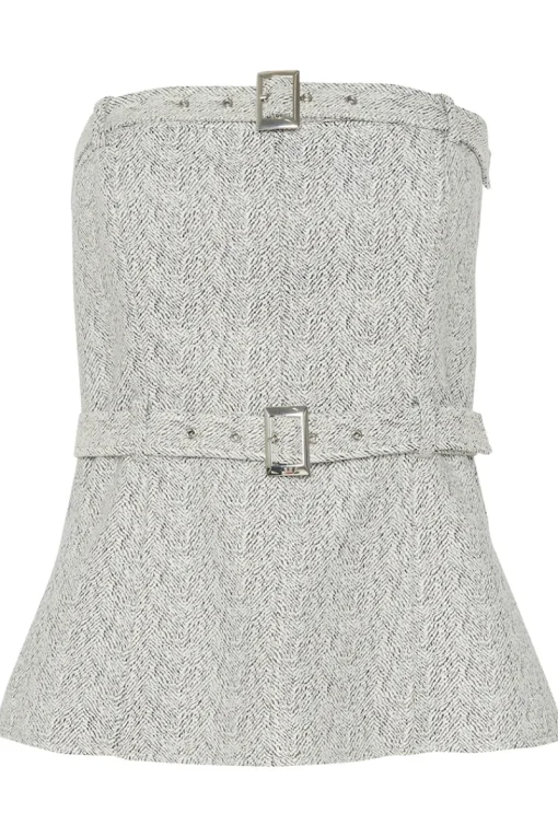 Gestuz Outlet^Dames top grijs