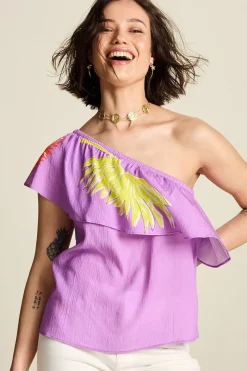 POM Amsterdam Outlet^Dames top paars