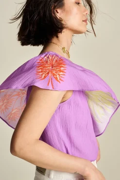 POM Amsterdam Outlet^Dames top paars