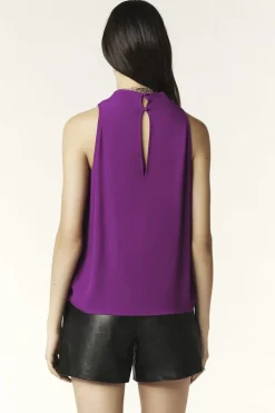 ba&sh Outlet^Dames top paars