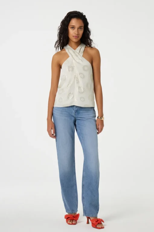 Fabienne Chapot Jeans & Casuals|Tops & T-shirts^Dames top wit