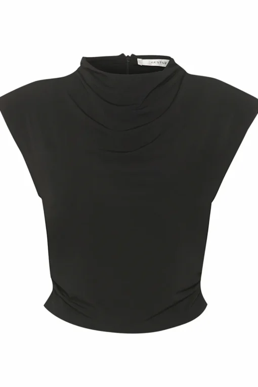 Gestuz Jeans & Casuals|Tops & T-shirts^Dames top zwart