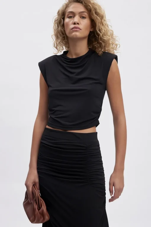 Gestuz Jeans & Casuals|Tops & T-shirts^Dames top zwart