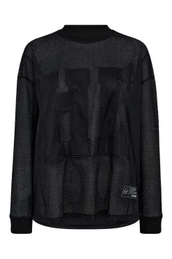 Haute lAmitie Jeans & Casuals|Tops & T-shirts^Dames top zwart