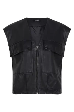 Ibana Designer|Tops & T-shirts^Dames top zwart