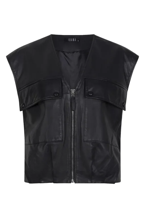 Ibana Designer|Tops & T-shirts^Dames top zwart