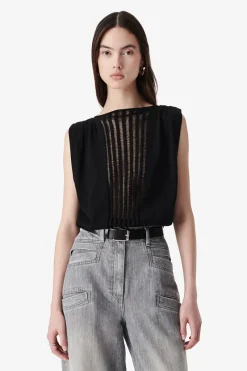 Iro Designer|Tops & T-shirts^Dames top zwart