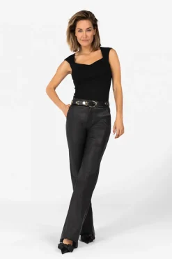 Ibana Designer|Tops & T-shirts^Dames top zwart