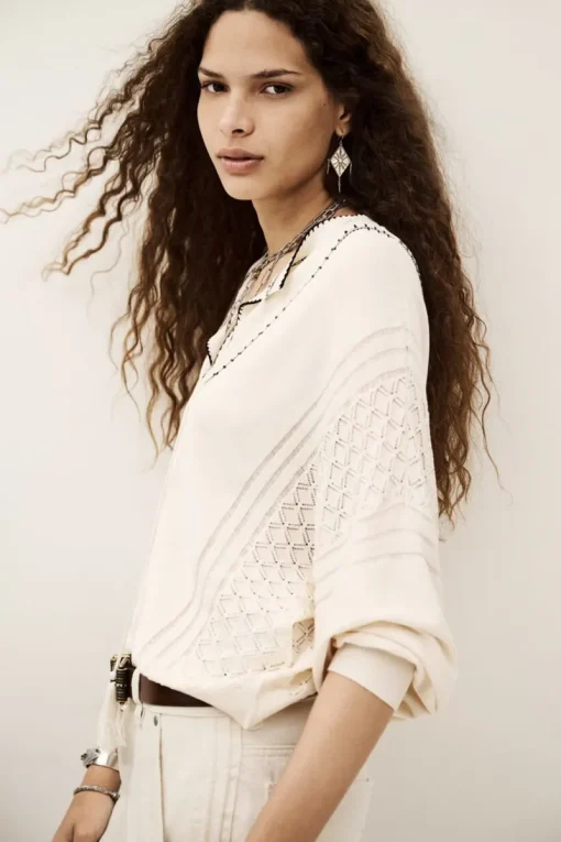 ba&sh Designer|Truien & Vesten^Dames trui ecru