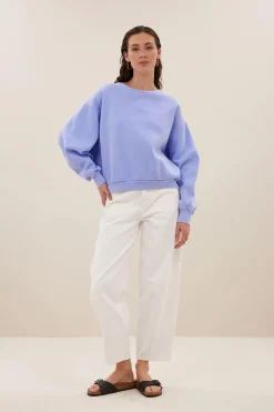 By Bar Jeans & Casuals|Truien & Vesten^Dames trui paars