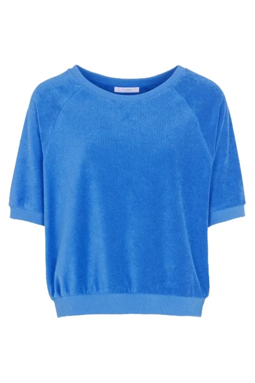 By Bar Jeans & Casuals|Tops & T-shirts^Dames t-shirt korte mouw blauw