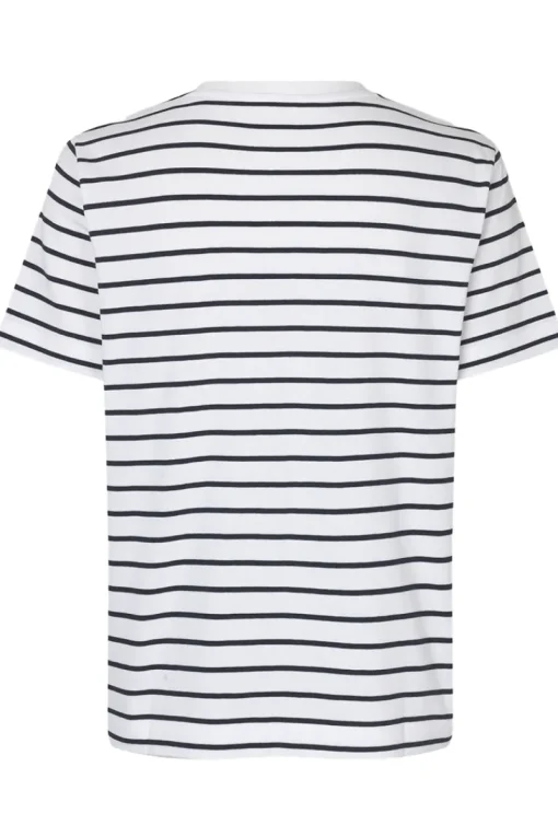 Samsøe Samsøe Jeans & Casuals|Tops & T-shirts^Dames t-shirt korte mouw blauw