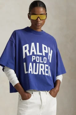 Polo Ralph Lauren Modern Classics|Tops & T-shirts^Dames t-shirt korte mouw blauw