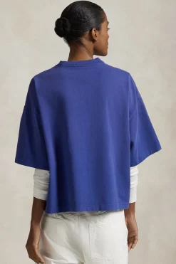 Polo Ralph Lauren Modern Classics|Tops & T-shirts^Dames t-shirt korte mouw blauw