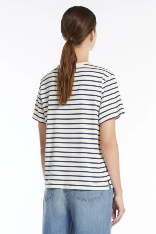 Max Mara Weekend Modern Classics|Tops & T-shirts^Dames t-shirt korte mouw blauw