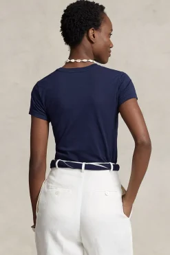 Polo Ralph Lauren Modern Classics|Tops & T-shirts^Dames t-shirt korte mouw blauw