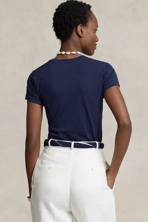 Polo Ralph Lauren Modern Classics|Tops & T-shirts^Dames t-shirt korte mouw blauw