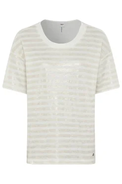 Brax Modern Classics|Tops & T-shirts^Dames t-shirt korte mouw bruin