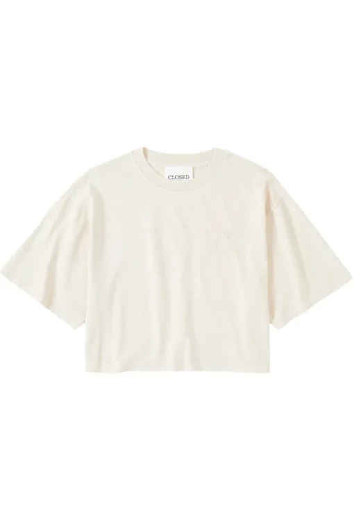 Closed Designer|Tops & T-shirts^Dames t-shirt korte mouw bruin