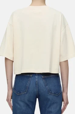 Closed Designer|Tops & T-shirts^Dames t-shirt korte mouw bruin