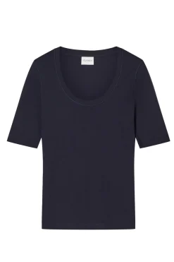 Closed Designer|Tops & T-shirts^Dames t-shirt korte mouw blauw