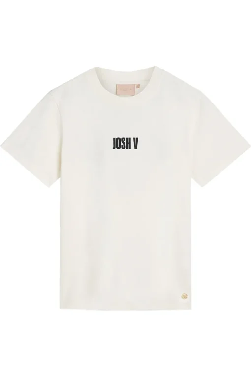Josh V Tops & T-shirts^Dames t-shirt korte mouw ecru