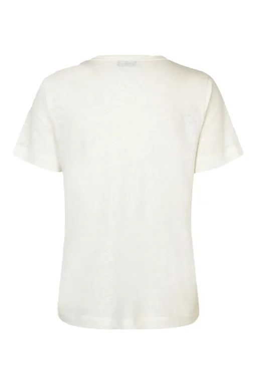 Modström Jeans & Casuals|Tops & T-shirts^Dames t-shirt korte mouw ecru