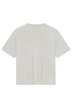 Olaf Hussein Jeans & Casuals|Tops & T-shirts^Dames t-shirt korte mouw ecru