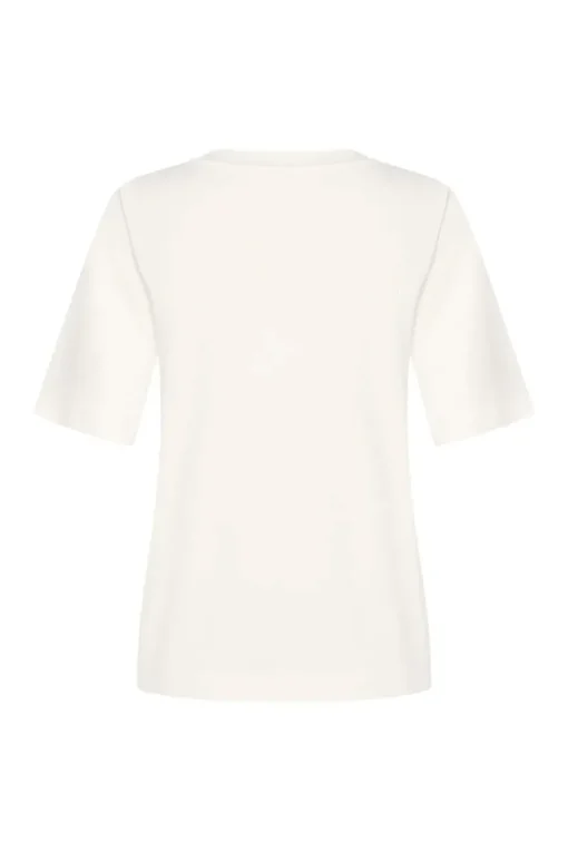 Aimee The Label Modern Classics|Tops & T-shirts^Dames t-shirt korte mouw ecru