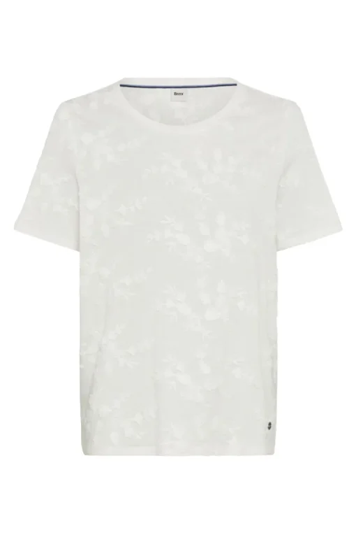 Brax Modern Classics|Tops & T-shirts^Dames t-shirt korte mouw ecru
