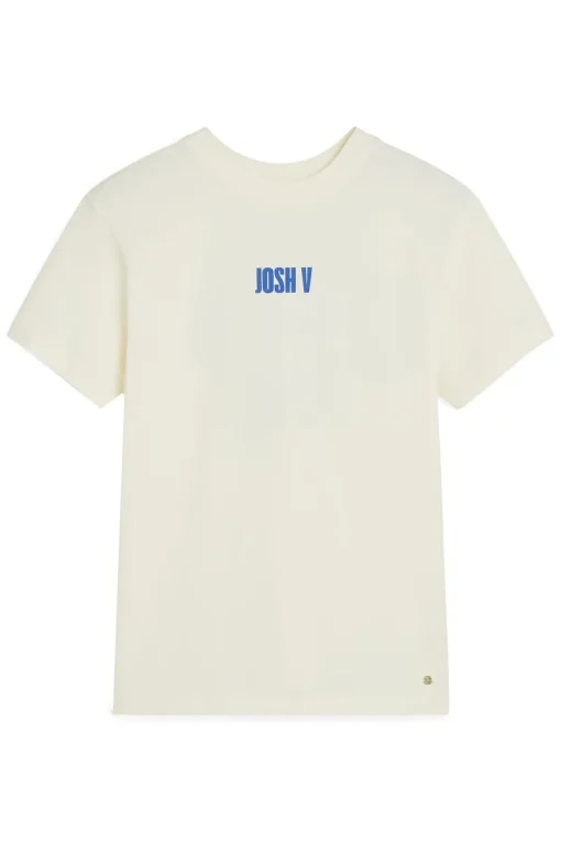 Josh V Tops & T-shirts^Dames t-shirt korte mouw ecru