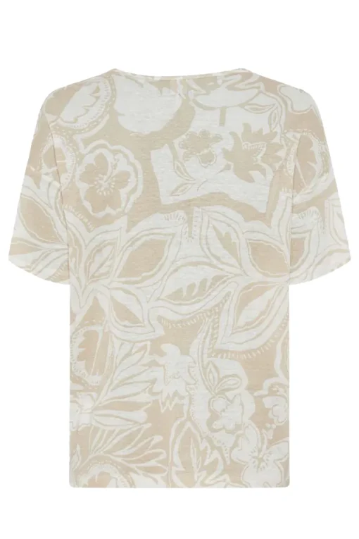 Brax Modern Classics|Tops & T-shirts^Dames t-shirt korte mouw ecru