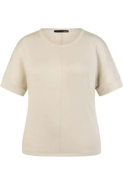 Lecomte Modern Classics|Tops & T-shirts^Dames t-shirt korte mouw ecru