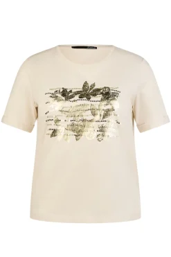 Lecomte Modern Classics|Tops & T-shirts^Dames t-shirt korte mouw ecru