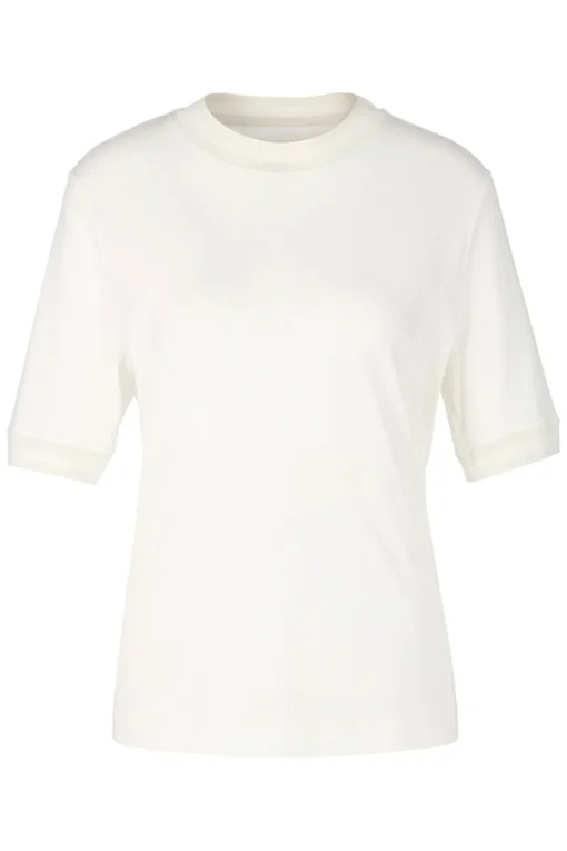 Marc Cain Modern Classics|Tops & T-shirts^Dames t-shirt korte mouw ecru