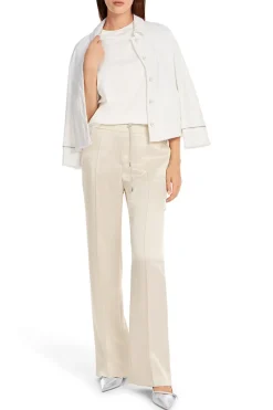 Marc Cain Modern Classics|Tops & T-shirts^Dames t-shirt korte mouw ecru