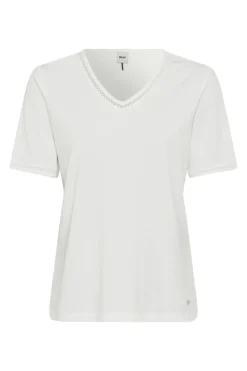 Brax Modern Classics|Tops & T-shirts^Dames t-shirt korte mouw ecru