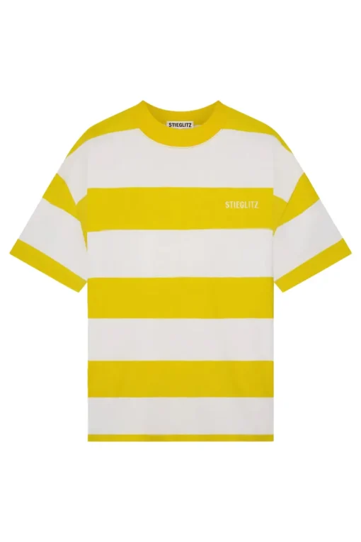 Stieglitz BV Jeans & Casuals|Tops & T-shirts^Dames t-shirt korte mouw geel