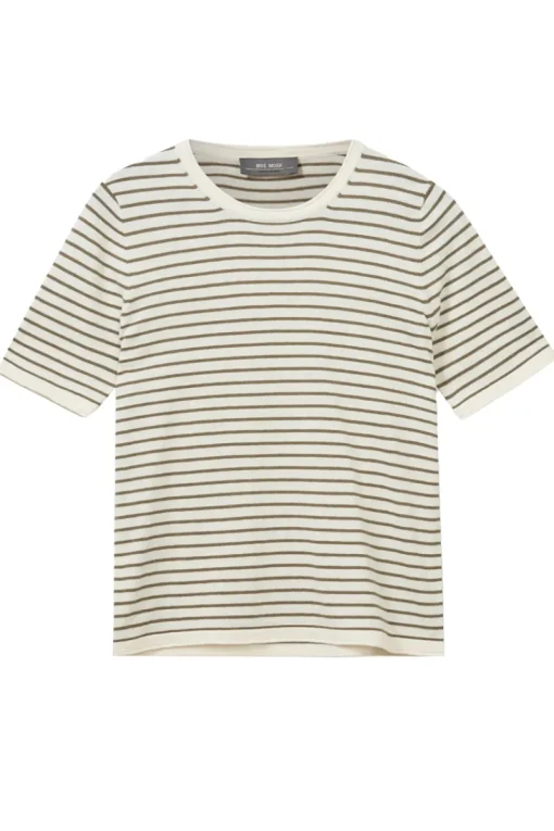 Mos Mosh Jeans & Casuals|Tops & T-shirts^Dames t-shirt korte mouw groen
