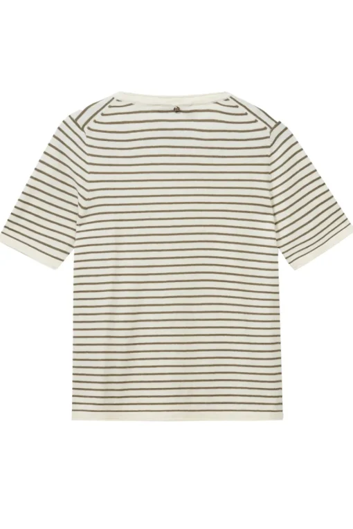 Mos Mosh Jeans & Casuals|Tops & T-shirts^Dames t-shirt korte mouw groen