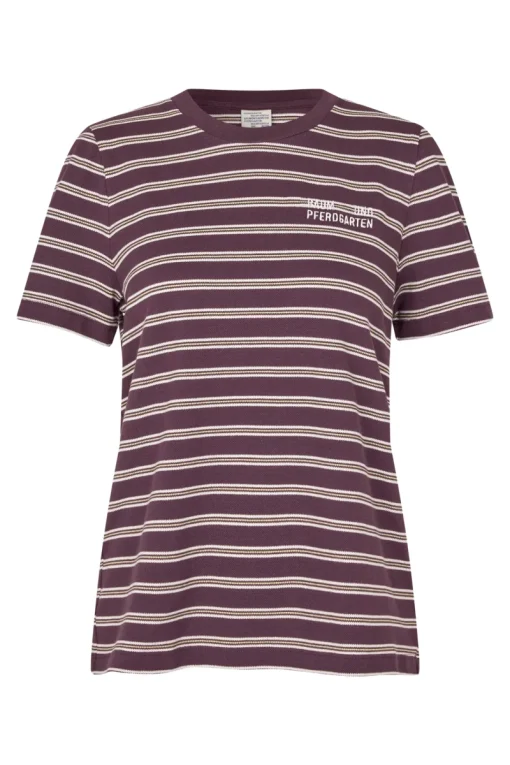 Baum und Pferdgarten Jeans & Casuals|Tops & T-shirts^Dames t-shirt korte mouw paars