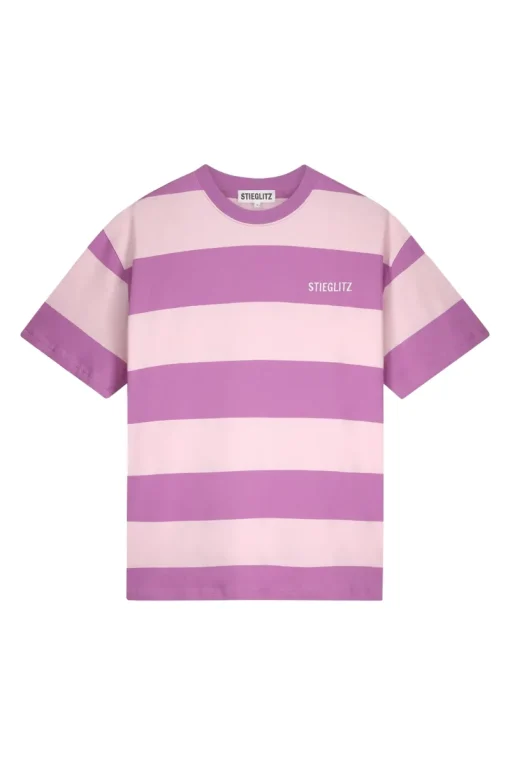 Stieglitz BV Jeans & Casuals|Tops & T-shirts^Dames t-shirt korte mouw rose