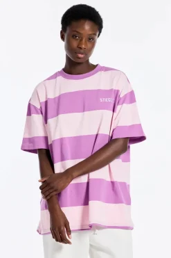 Stieglitz BV Jeans & Casuals|Tops & T-shirts^Dames t-shirt korte mouw rose
