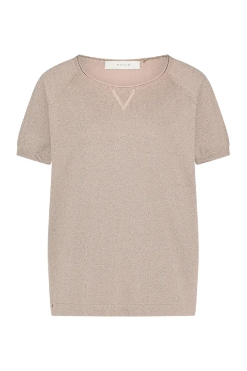 Nukus Jeans & Casuals|Tops & T-shirts^Dames t-shirt korte mouw rose