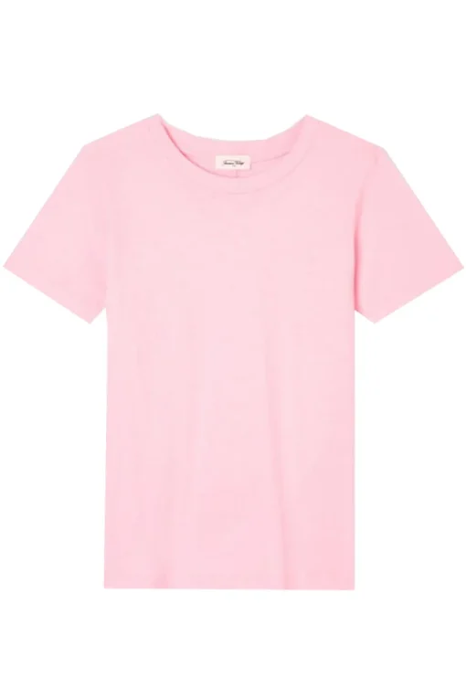 American Vintage Jeans & Casuals|Tops & T-shirts^Dames t-shirt korte mouw rose