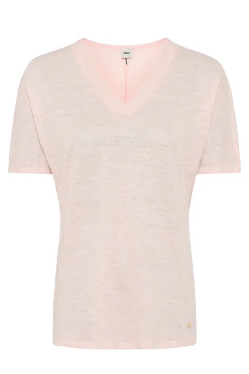 Brax Modern Classics|Tops & T-shirts^Dames t-shirt korte mouw rose